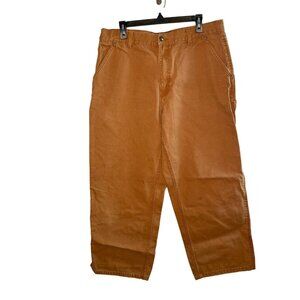 Brazos Premium Work Series men's carpenter heavyweight Canvas pants size 38x30